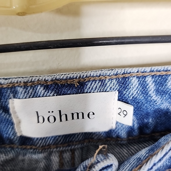 Bohme Indie Relaxed Jeans Medium Wash. Size 29 - Picture 3 of 8